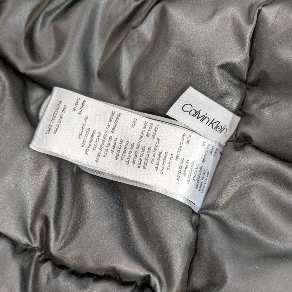 Calvin Klein  Mens Winter Jacket Size Large Blue - Picture 13 of 16